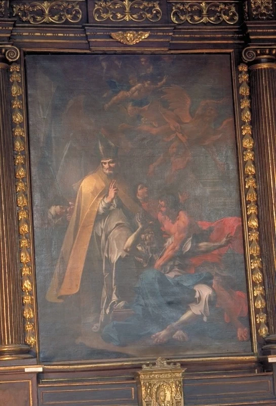 Sant'Ubaldo guarisce un infermo